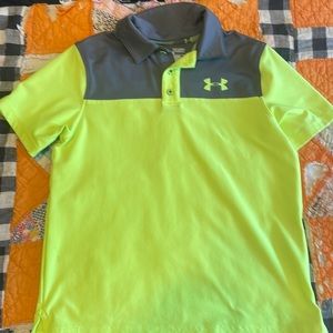 Youth boys under armour  bottom up polo